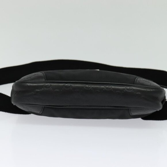 GUCCI Guccissima Waist bag Nylon Black 162417 Auth bs25059 - Picture 6 of 16